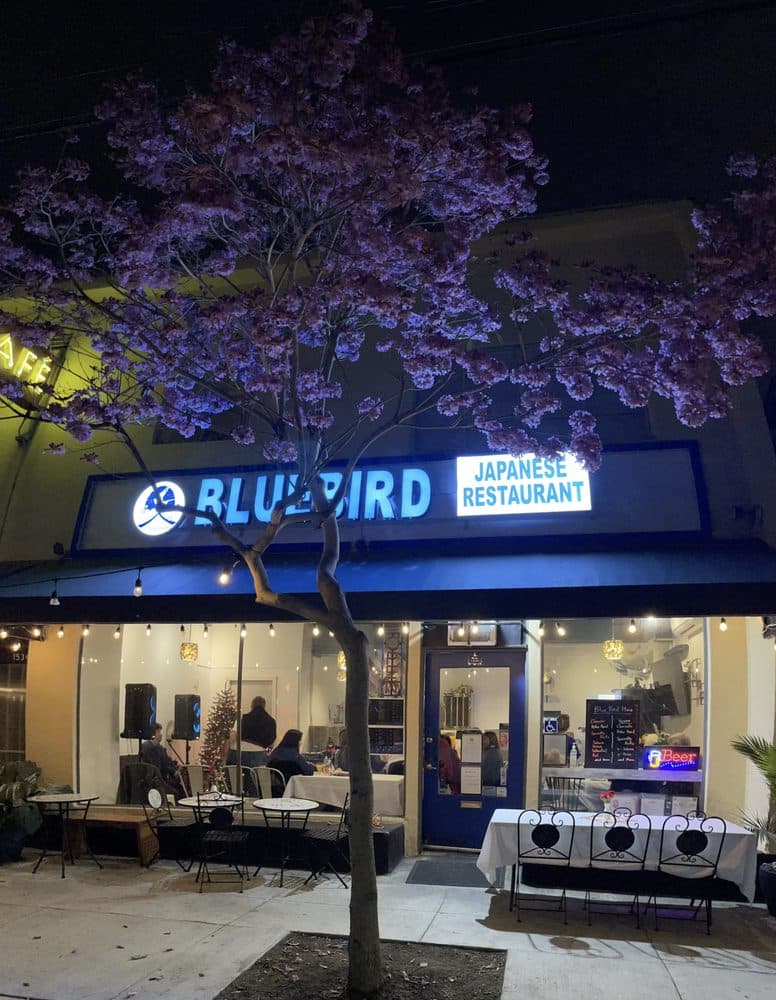 Modern sushi restaurant interior